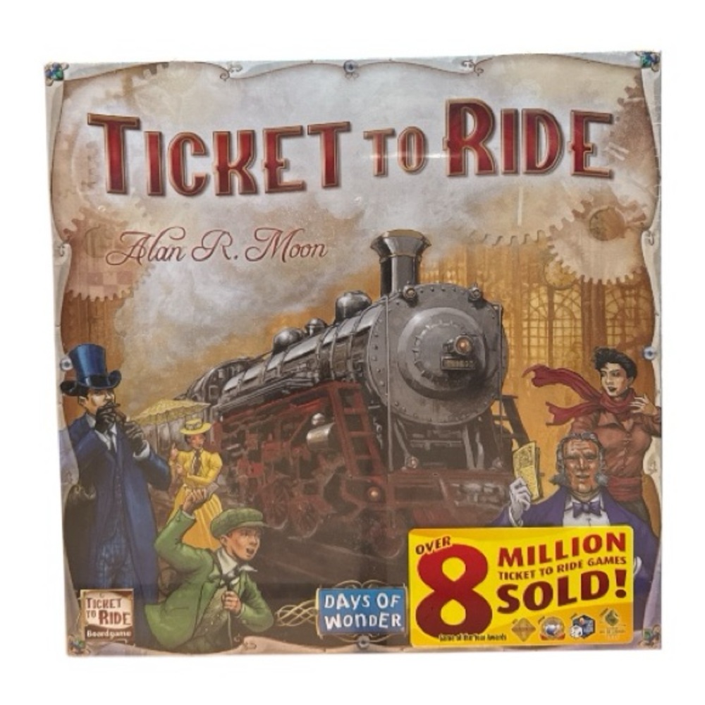 Sealed Ticket to Ride Board Game ages 8+ 2-5 players for the whole family!